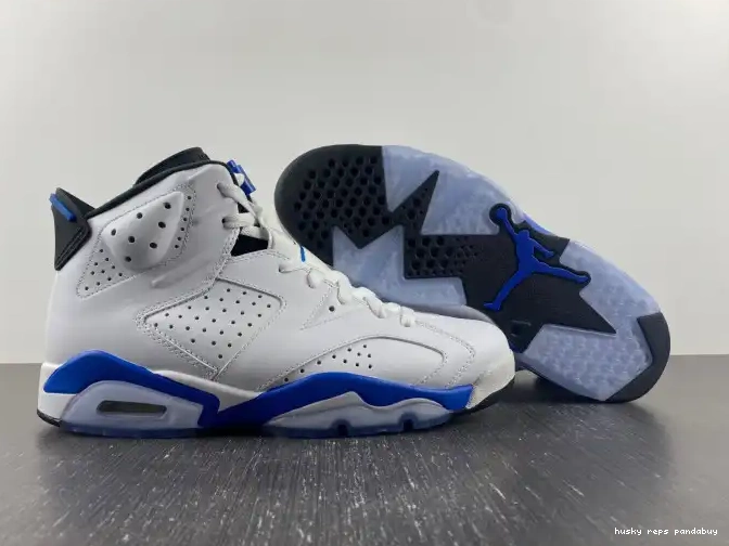 Cheap Husky Jordan Sport (2014) Air 6 Blue Retro 384664-107 0409